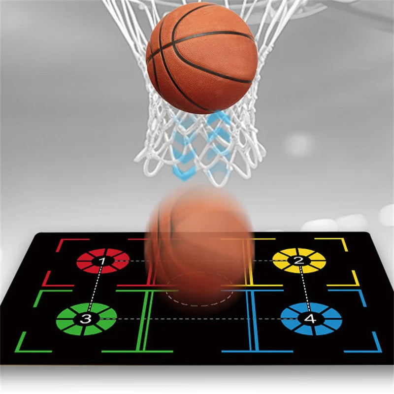 New Basketball Nonslip Training Mat Children Soundproof Dribbling Ball Kids and Adults Indoor Basketball Control Training Mat