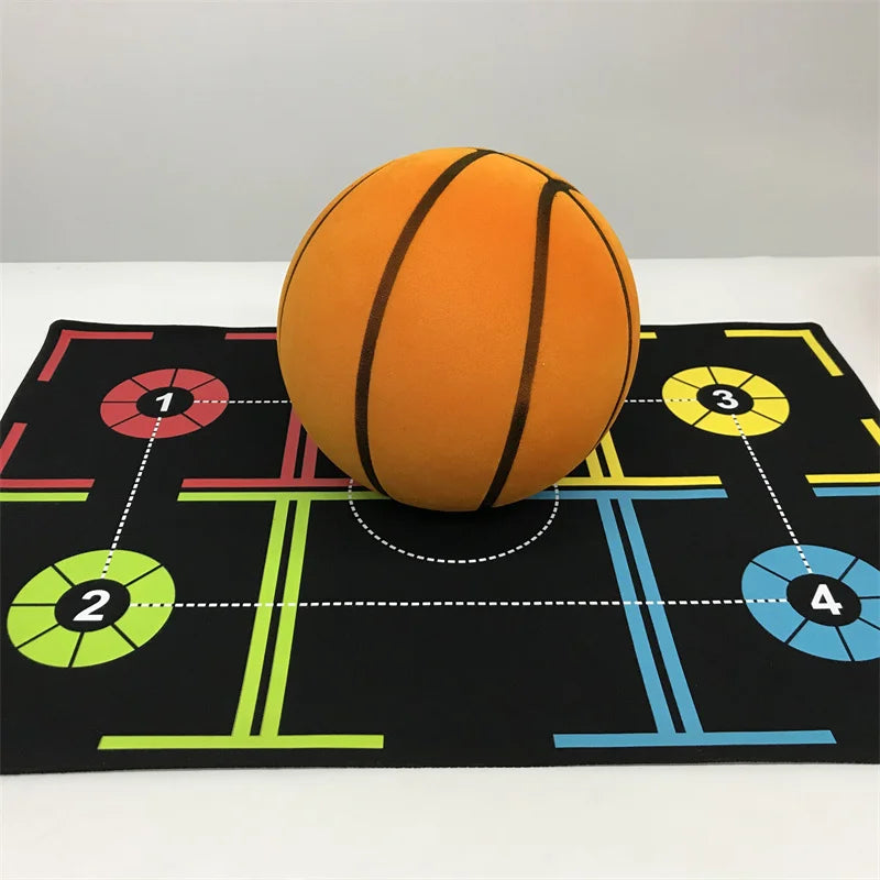 New Basketball Nonslip Training Mat Children Soundproof Dribbling Ball Kids and Adults Indoor Basketball Control Training Mat
